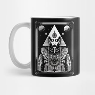 Ancient Alien Egyptian Astronaut Esoteric Art Mug